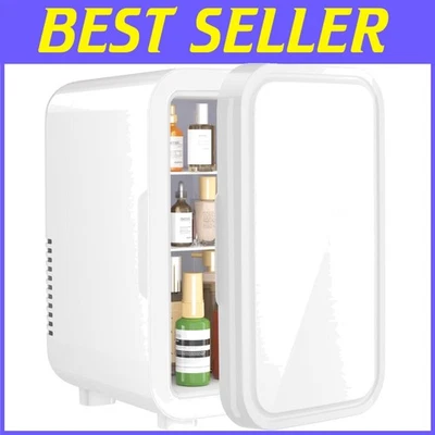 Sleek 6L Mini Fridge with Adjustable Shelves - Ideal for Skincare & Beverages - Image 1 of 4