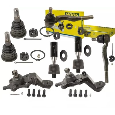 MOOG Front Upper Lower Ball Joint Tie Rod End Kit 8PCS SET For Toyota Tacoma 4WD - Image 1 of 4