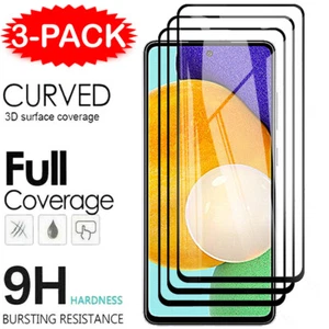 Screen Protector For Samsung A16 A56 A35 A55 A14 A34 A54 A33 A53 Tempered Glass - Picture 1 of 10