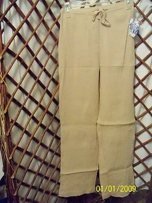 Charter Club krinkle cloth womens pants sz 4 & 8  100% cotton NWT           #B-4 - Image 1 of 2