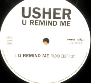 USHER - U REMIND ME - 12” VINYL RECORD - R&B HIPHOP 90S 2000 URBAN DANCE DJ - Imagen 1 de 2