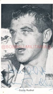 Original PK AK Boxer Conny Rudhof Autograph Unterschrift Boxen Signatur - Bild 1 von 2