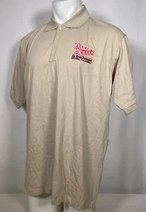 Matt Denny's Ale House Restaurant Arcadia CA Beige Polo Shirt Men's XL NWT - Picture 1 of 13