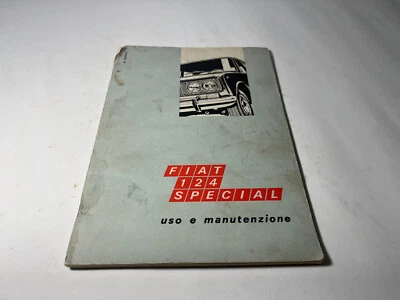 MANUALE USO E MANUTENZIONE  FIAT 124 SPECIAL 1970 - Immagine 1 di 4