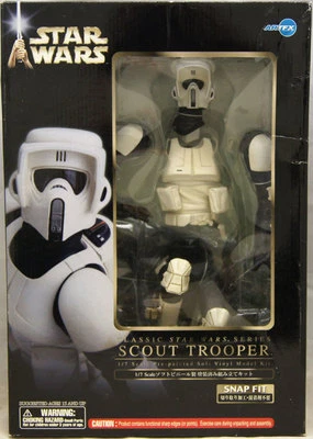 Kit Modelo Vinilo Suave Star Wars Scout Trooper Escala 1/7 ArtFX 2005 NUEVO EN CAJA Kotobukiya Foto 1 de 4