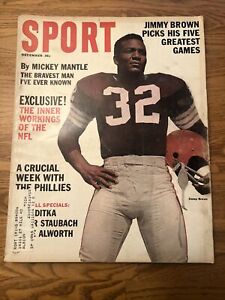 Sport Magazine December 1964 Jim Brown Front Cover.  Brooks Robinson