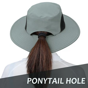 Women Beach Wide Brim Straw Holiday Summer Sun Floppy Hat Folding Cap GRAY - Picture 1 of 6