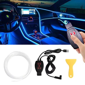 Auto PKW LED Ambientebeleuchtung Innenraumbeleuchtung Lichtleiste mit Control, - Afbeelding 1 van 10