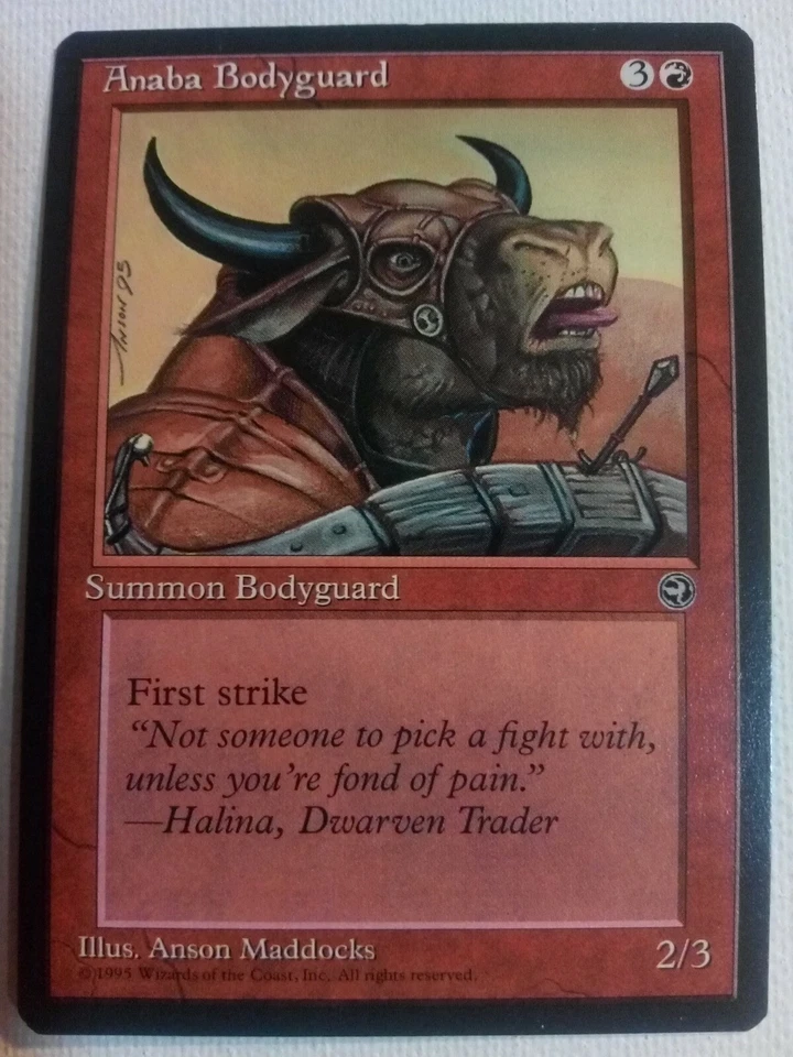 1995 MTG Anaba Bodyguard Homelands Regular Common - Image 1 of 1