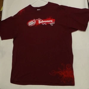 Dr. Pepper Sabrosura Shirt XL Extra Large Maroon Dark Red Soda Pop Cola Drink - Picture 1 of 11