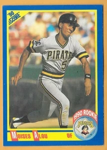 MOISES ALOU PITTSBURGH PIRATES NOVATO #592 - PUNTUACIÓN CASI NUEVA-COMO NUEVA 1990 - Imagen 1 de 2