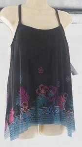 Womens COCO REEF tankini floral top swim swimsuit w/ underwire bra Size 34D - Picture 1 of 6