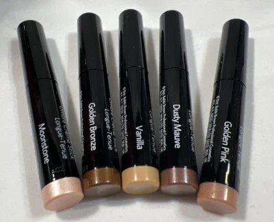 5x Bobbi Brown Mini Long Wear Cream Eye Shadow Pink Bronze Mauve Vanilla Moon - Image 1 of 4