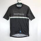 Shimano Short Sleeve Cycling Jersey Black Green White L Size Japan