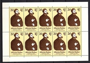RDA /DDR, año 1982, Minipliego Michel-N° 2755 I en nuevo **/MNH (G299) - Imagen 1 de 2