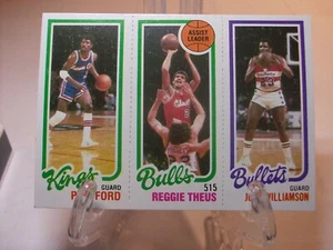 1980-81 Topps Basketball #129 43/127/252 Ford / Theus / Williamson TL (93433) - Bild 1 von 2