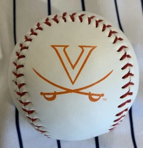 Virginia Cavaliers Logo Ball NCAA Rawlings Souvenir Baseball Ball - Picture 1 of 6