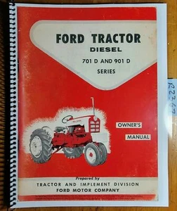 Ford 701-D 741-D 771-D 901-D 941-D 971-D 981-D Diesel Tractor Owner Operator  - Picture 1 of 12