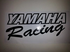 Yamaha Racing sticker / decal , black or white or choose your colour. - Picture 1 of 6