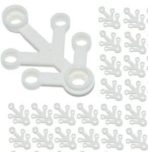 ☀️NUEVO LEGO x20 Pequeño BLANCO Nieve Hielo 4 x 3 Árbol Hoja Rama Extremo Bosque Ciudad  - Imagen 1 de 1