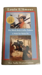 2 Louis L'Amour Western Audiobooks Unabridged Black Rock Coffin & Mule Sante Fe - Picture 1 of 5