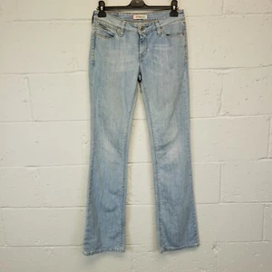 Jeans Levi's 572 Bootcut W30 L37 tiro bajo azul calce regular elástico lavado a la piedra - Imagen 1 de 12