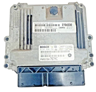 Jeep Grand Cherokee Engine Control Module P051050767AC BOSCH 0281030158 - Image 1 of 4