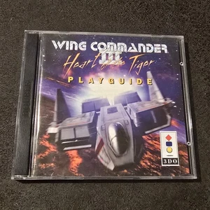 Wing Commander III: Heart of the Tiger (3DO) Discs 1 & 2 w/ Manual Playguide - Picture 1 of 10
