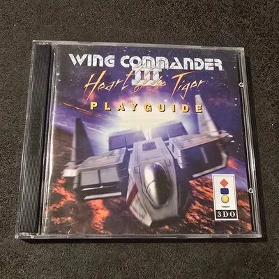 Wing Commander III: Heart of the Tiger (3DO) Discs 1 & 2 w/ Manual Playguide - Image 1 of 4