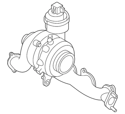 Colector de escape original Audi 03L-253-056 Foto 1 de 2