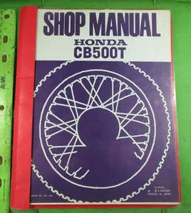 Honda CB500T Dealer/Propietario Motocicleta Servicio Reparar/Manual  99 Pages - Imagen 1 de 4