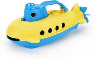 Green Toys Blue Submarine Bath Toy – Eco-Friendly, BPA-Free Kids Play Boat - Picture 1 of 5