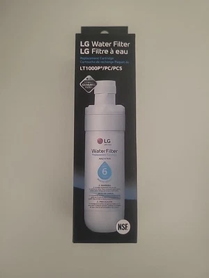1 Genuine LG Water Filter Replacement Cartridge LT1000P/PC/PCS New and Sealed - Image 1 of 4