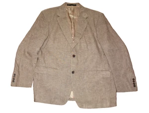 MARKS & SPENCER Collezione Nova Fides 100% Italian Linen Blazer Jacket Mens 42 - Picture 1 of 10