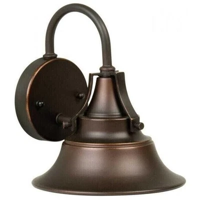 Arandela artesanal Z4404-OBG Union luz de parede externa bronze oleado dourada caixa aberta - Imagem 1 de 4