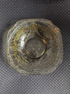 Vintage Federal Depression Glass Madrid Amber Yellow Pre-owned - Picture 1 of 8