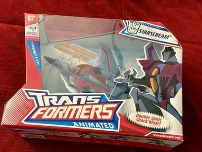 Transformers Animated Decepticon Starscream Factory Sealed New 2007 - Image 1 of 3
