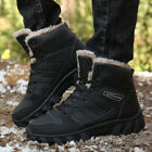 Men Lined Ankle Boots Non-Slip Lace Up Workwear New Warm High-Top Outdoor