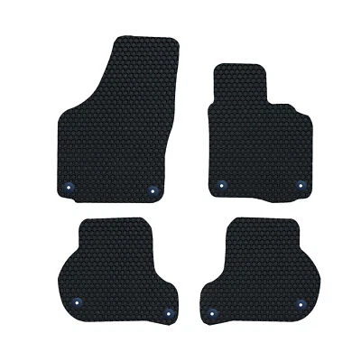 Skoda Octavia 1Z 2004-2013 GENUINE LUXURY Tailored Rubber Car Floor Mats Black — 第 1/4 张图片