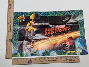UNUSED ©1992 KRAFT POST HONEY COMB CEREAL SPORTS RAD KIDS MOVES POSTER - Picture 1 of 5