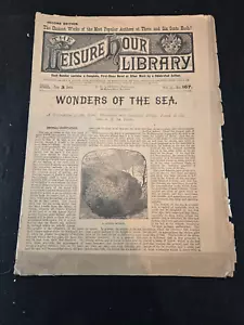 Leisure Hour Library December 1887 Vol 2 No 167 Wonders of the Sea - Bild 1 von 5