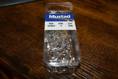 Mustard Ref 92553 Size 1 (100) Hooks - Image 1 of 4