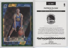 2016-17 Panini NBA Hoops Rookies Green /149 Patrick McCaw #293 Rookie RC