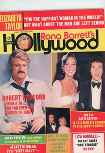 Jul 1974 Rona Barrett's Hollywood Magazine Cher, Dinah Shore, David Geffen Cover - Picture 1 of 2