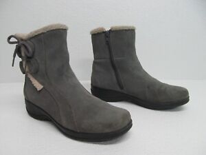 Clarks Bendables Angie Madi Suede Ankle Boots Women's 6.5M