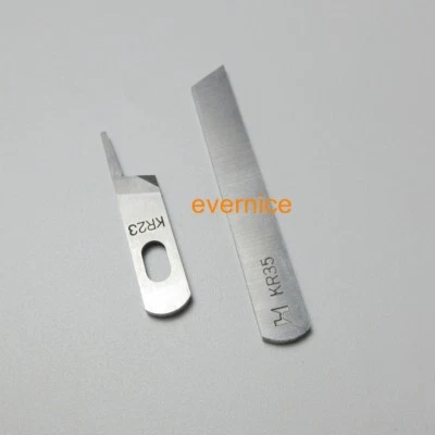 Upper & Lower Knife KR23+KR35 for Siruba Taiko 737/747 Overlock sewing machine - Image 1 of 2