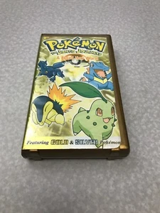 Pokémon The Johto Journeys A Brand New World VHS Tape Gold Case Silver KG - Picture 1 of 8