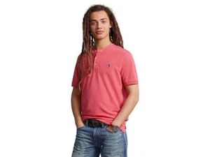 Polo Ralph Lauren Featherweight 710658162035 Henley Shirt Men's XL Pink APP464 - Picture 1 of 12