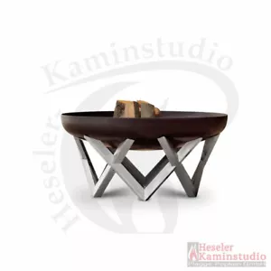 Svenskav Design Feuerschale 3,2 mm Rohstahl Venta XXL (63 cm) Basis Edelstahl - Bild 1 von 4