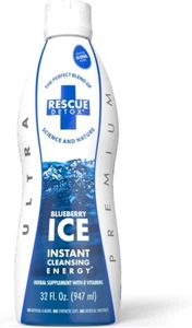Rescue Detox ICE - Blueberry Flavor - 32oz | Works in 90 Minutes Up to 5 Hours - Picture 1 of 5